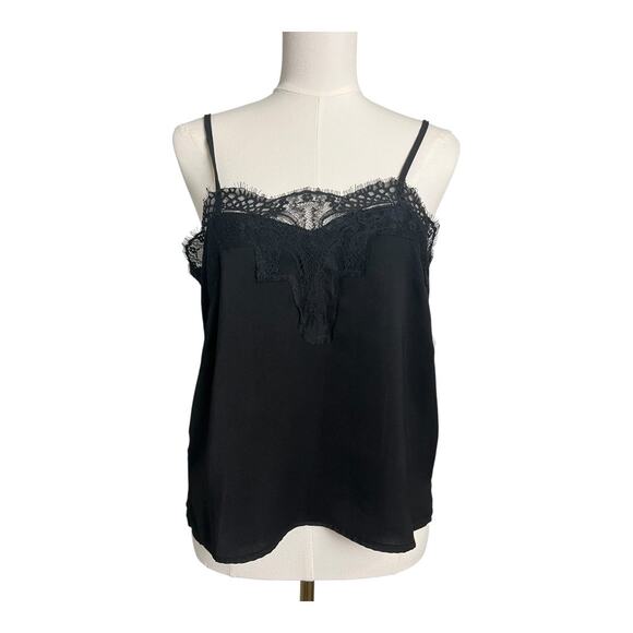 Lulus Lace Trimmed Tank Camisole Coquette Cottagecore Shirt Girly Romantic M - Picture 1 of 8